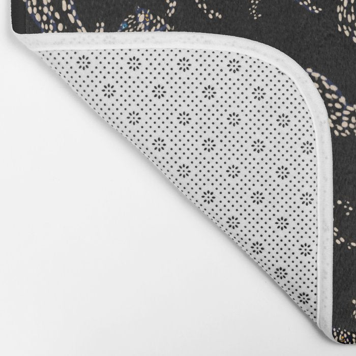 Boho modern black cheetah  Bath Mat Gallery Image 2