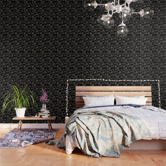 Boho modern black cheetah  Wallpaper Gallery Image 3
