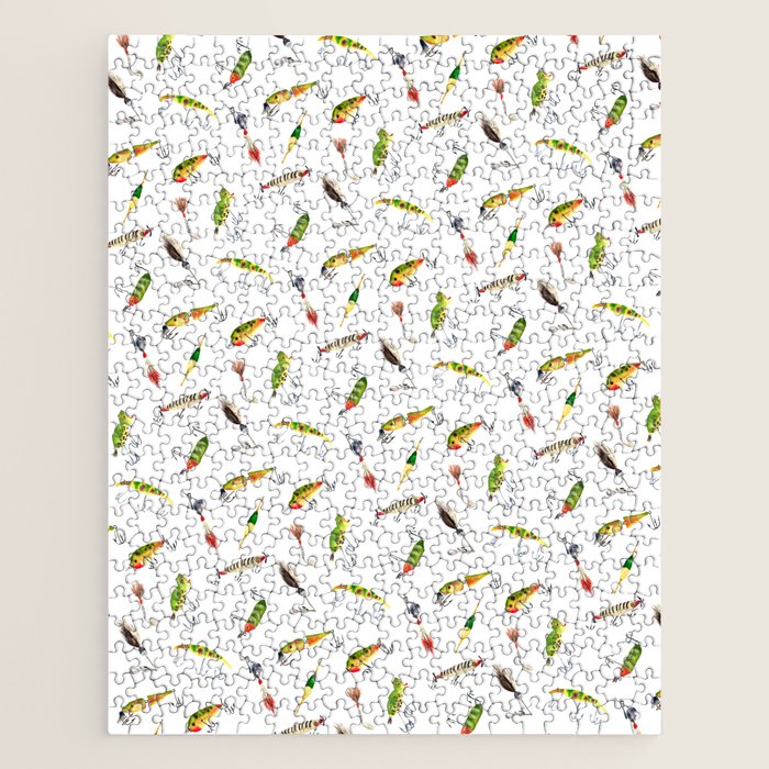 Vintage Fishing Lures Jigsaw Puzzle Gallery Image 1