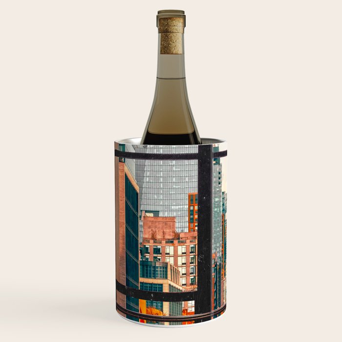 New York City Window #2-Surreal View Collage Wine Chiller Gallery Image 2