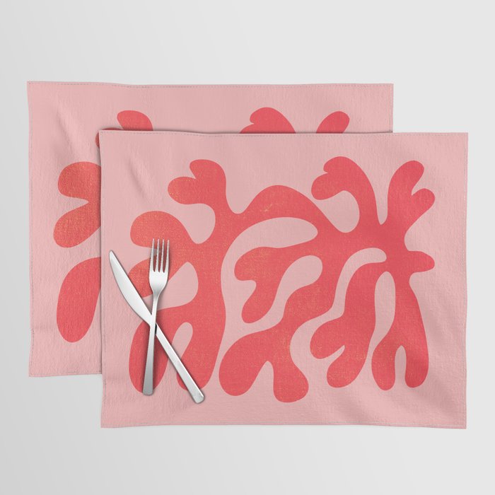 Red Salsa: Matisse Paper Cutouts 07 Placemat Gallery Image 1