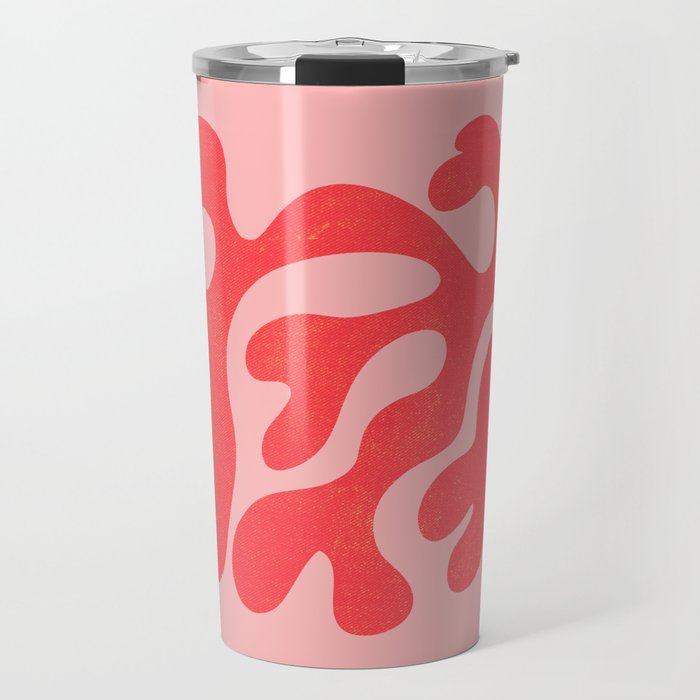 Red Salsa: Matisse Paper Cutouts 07 Travel Mug Gallery Image 1