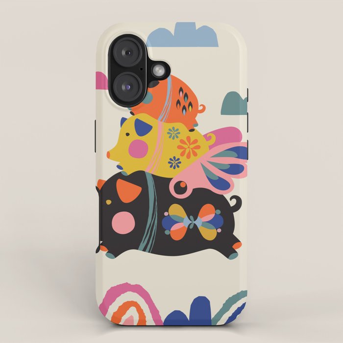 Flying pigs iPhone Case Gallery Image 1
