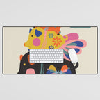 Flying pigs Desk Mat Gallery Image 1