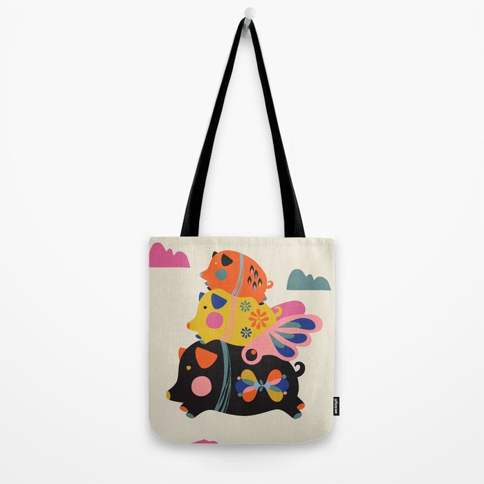 Flying pigs Tote Bag Gallery Image 2