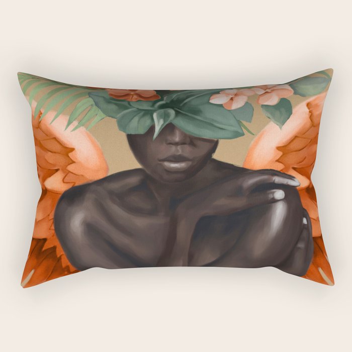 Celestial Bloom 2 Rectangular Pillow Gallery Image 2