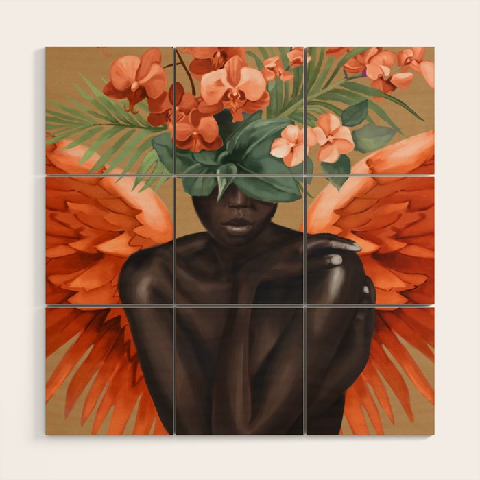 Celestial Bloom 2 Wood Wall Art Gallery Image 1