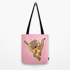 PIZZA SHAKA (DARK) Tote Bag Gallery Image 2