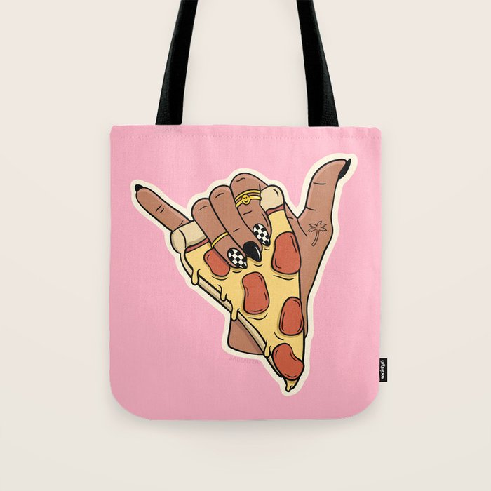PIZZA SHAKA (DARK) Tote Bag Gallery Image 1