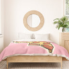 PIZZA SHAKA (DARK) Duvet Cover Gallery Image 3