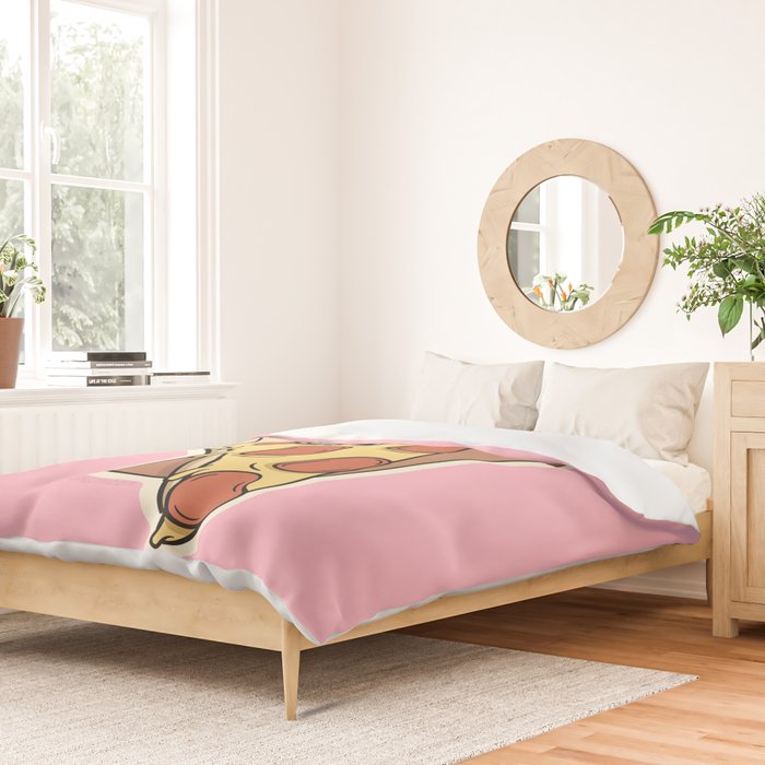 PIZZA SHAKA (DARK) Duvet Cover Gallery Image 2