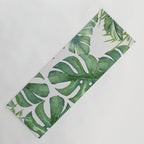 Monstera Leaves Yoga Mat Gallery Image 1
