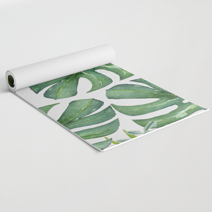 Monstera Leaves Yoga Mat Gallery Image 2