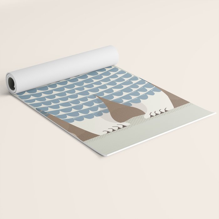 Whimsical Polar Bear Yoga Mat Gallery Image 2