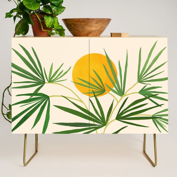 Mojave Morning Desert Landscape Credenza Gallery Image 1