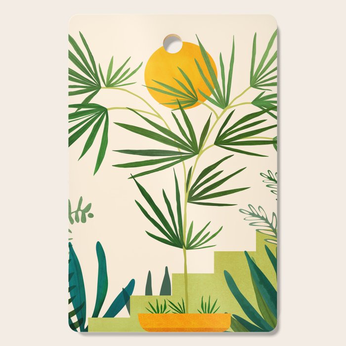 Mojave Morning Desert Landscape Cutting Board Gallery Image 1