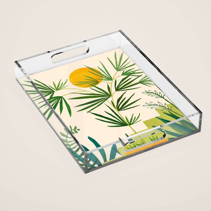 Mojave Morning Desert Landscape Acrylic Tray Gallery Image 1