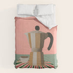 Moka Pot Still Life Comforter Gallery Image 6