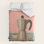 Moka Pot Still Life Duvet Cover Gallery Image 6