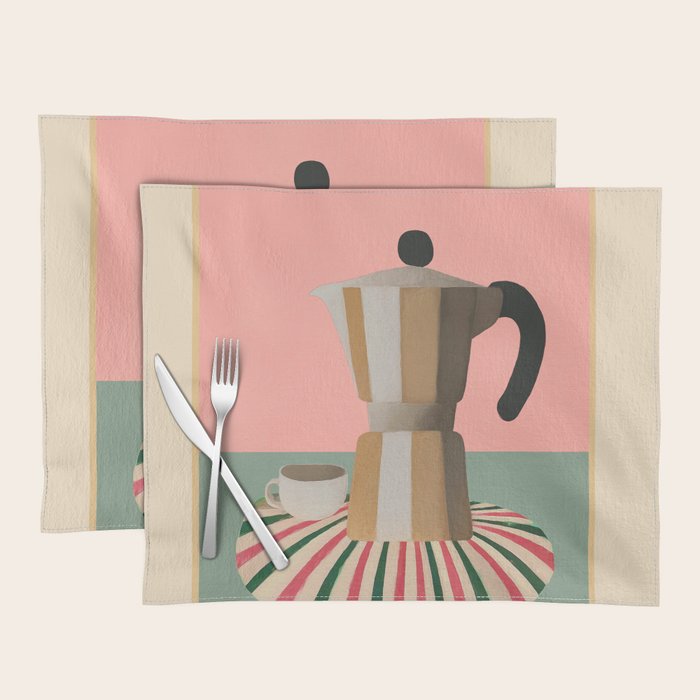Moka Pot Still Life Placemat Gallery Image 1
