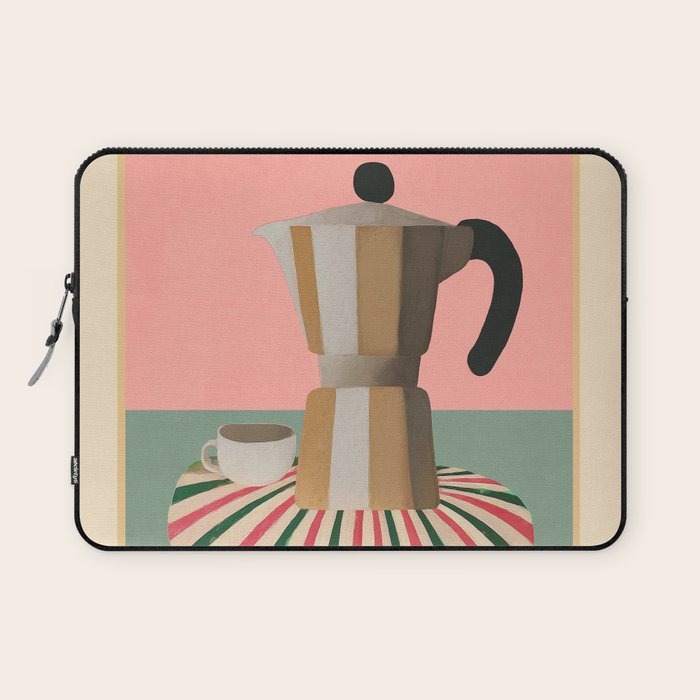 Moka Pot Still Life Laptop Sleeve Gallery Image 1