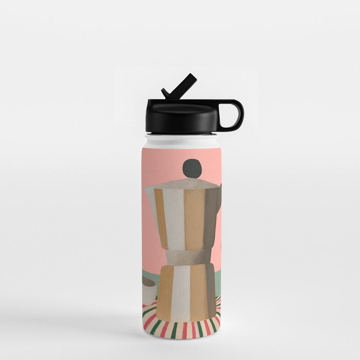 Moka Pot Still Life Water Bottle Gallery Image 1