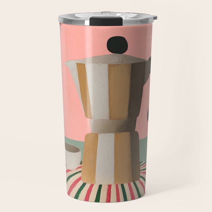 Moka Pot Still Life Travel Mug Gallery Image 1