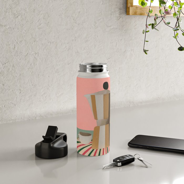 Moka Pot Still Life Water Bottle Gallery Image 4