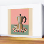 Moka Pot Still Life Wall Mural Gallery Image 2