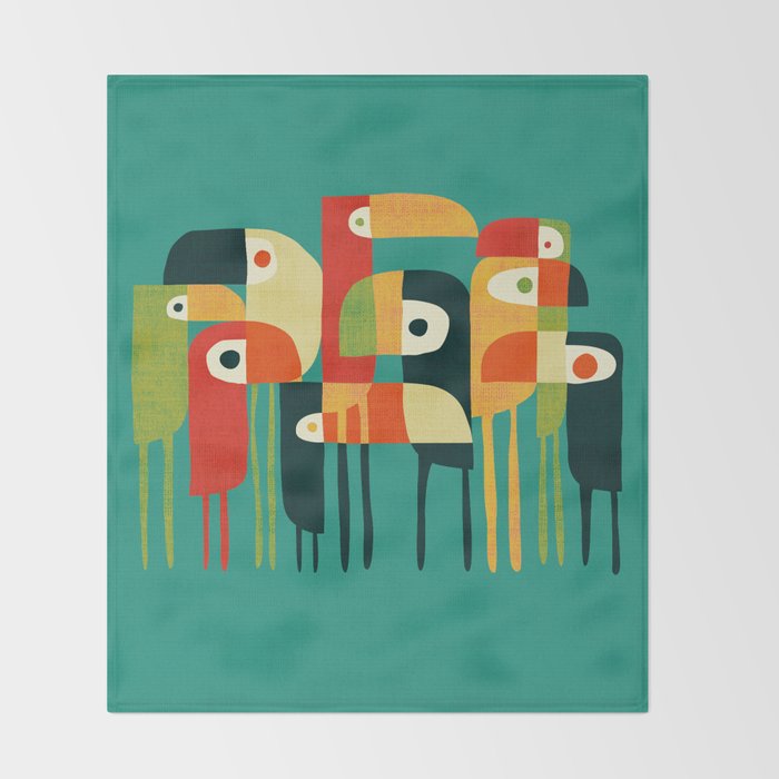 Toucan Throw Blanket Gallery Image 2