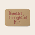 Thankful Thoughtful Full Bath Mat Gallery Image 1