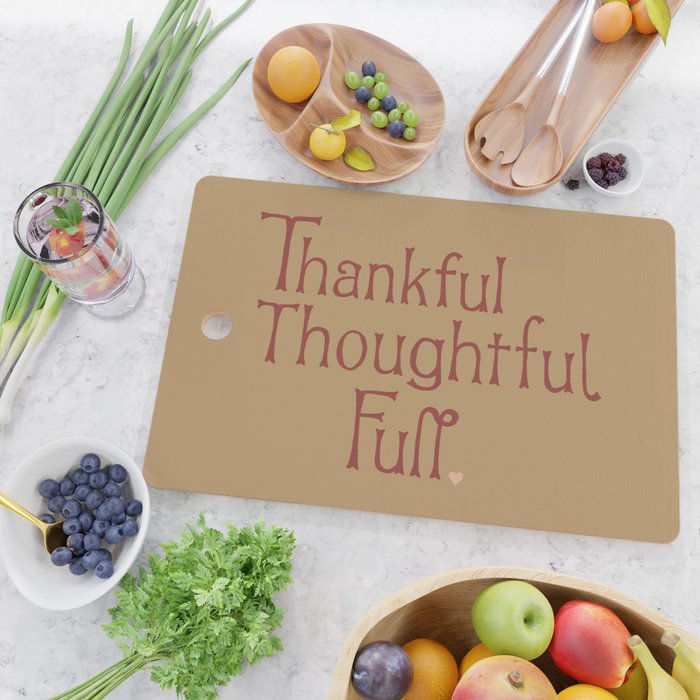 Thankful Thoughtful Full Cutting Board Gallery Image 2