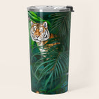 Jungle Tiger Prints Travel Mug Gallery Image 2