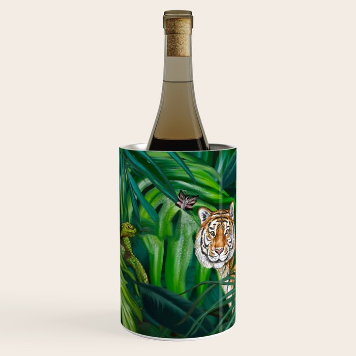 Jungle Tiger Prints Wine Chiller Gallery Image 1