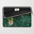 Jungle Tiger Prints Laptop Sleeve Gallery Image 2