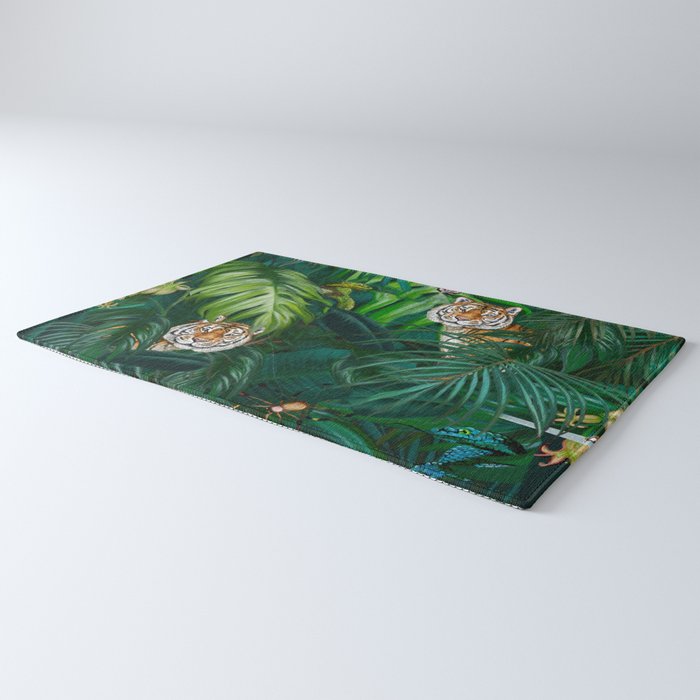 Jungle Tiger Prints Rug Gallery Image 3