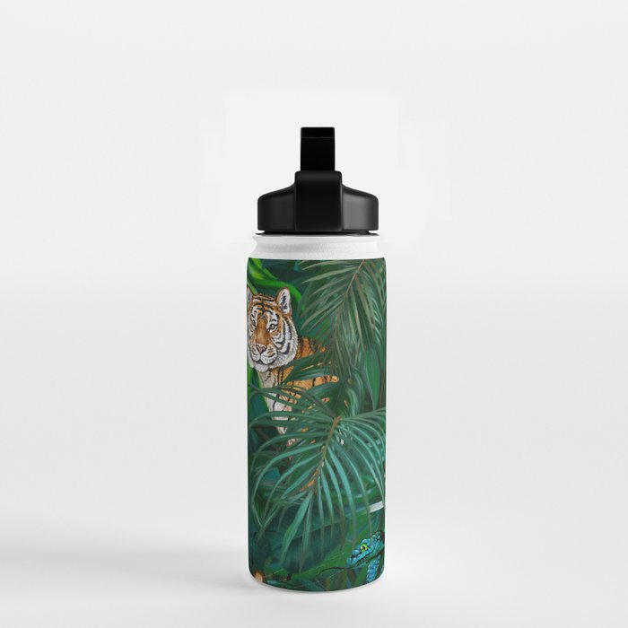Jungle Tiger Prints Water Bottle Gallery Image 2