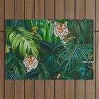 Jungle Tiger Prints Outdoor Rug Gallery Image 1