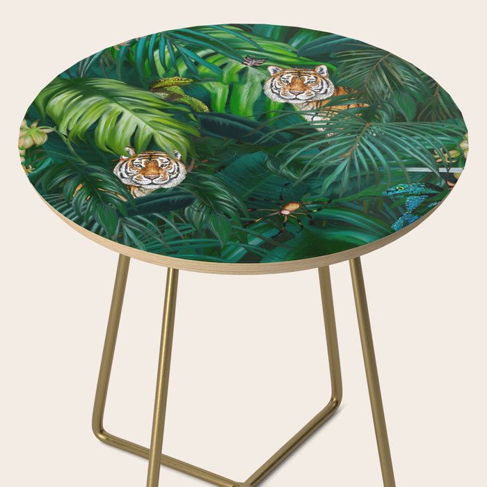 Jungle Tiger Prints Side Table Gallery Image 2