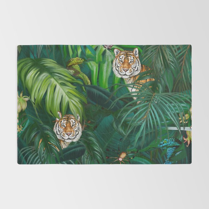 Jungle Tiger Prints Rug Gallery Image 2