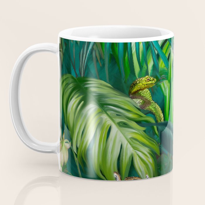 Jungle Tiger Prints Coffee Mug Gallery Image 3