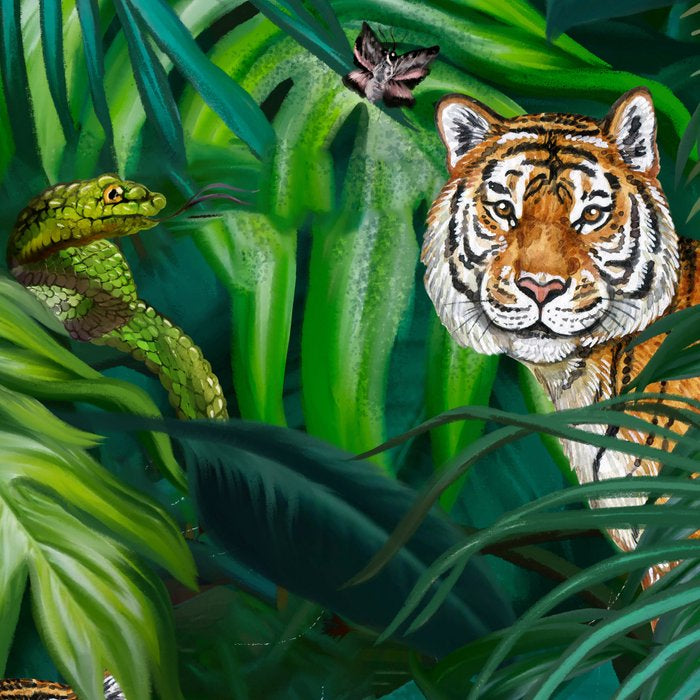 Jungle Tiger Prints Coffee Mug Gallery Image 2