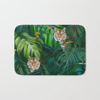 Jungle Tiger Prints Bath Mat Gallery Image 1
