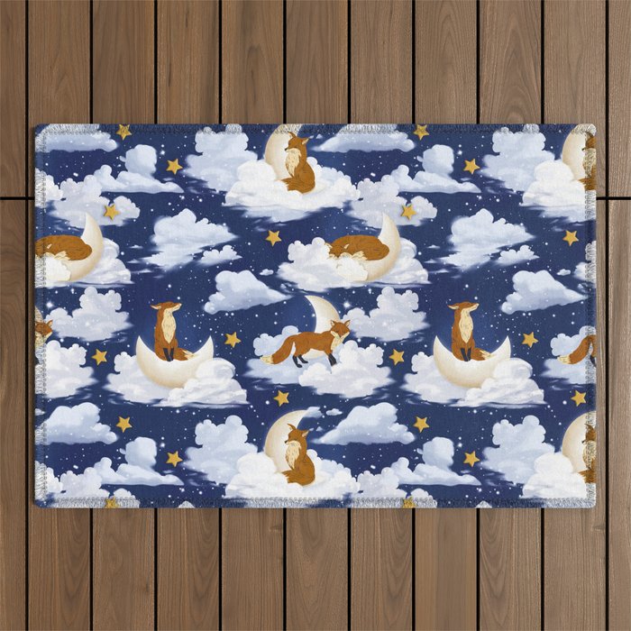 Enchanted Fox Moons Outdoor Rug Gallery Image 1