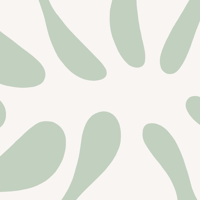 Minimal Abstract Matisse Monstera Pastel Sage Green 2/2 Coffee Mug Gallery Image 2
