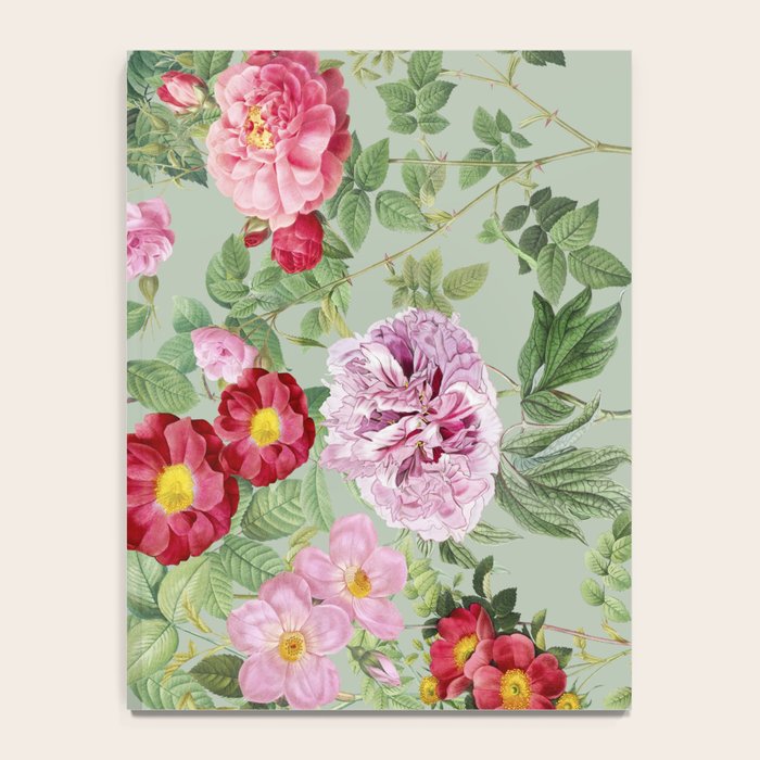 Pink Bloom Botanical Collage Notebook Gallery Image 4