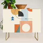 Geometric Color Play 02 Credenza Gallery Image 1