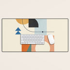 Geometric Color Play 02 Desk Mat Gallery Image 1