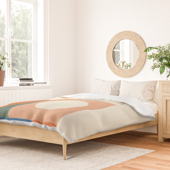 Geometric Color Play 02 Duvet Cover Gallery Image 2