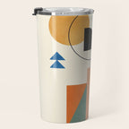 Geometric Color Play 02 Travel Mug Gallery Image 3